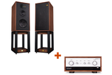 Stereo 130 & Wharfedale Linton + Stands